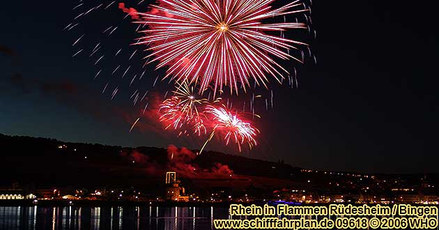 Feuerwerk Rhein in Flammen Rdesheim